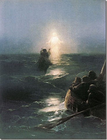 Jesus on water
