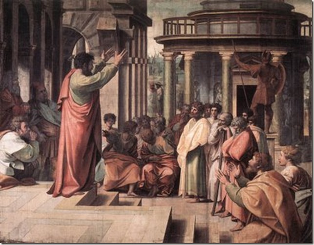 Raphael_St Paul Preaching in Athens