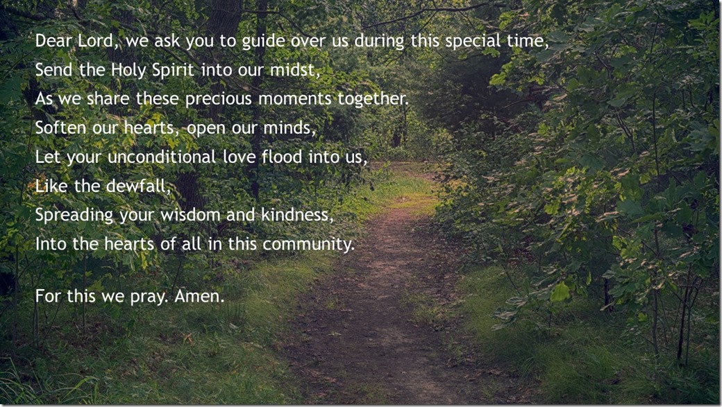 A Small Community Prayer